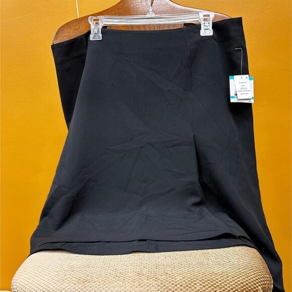 KASPER Black Mini Skirt size 16 Wardrobe Staple Piece NWT $79 - Picture 1 of 4